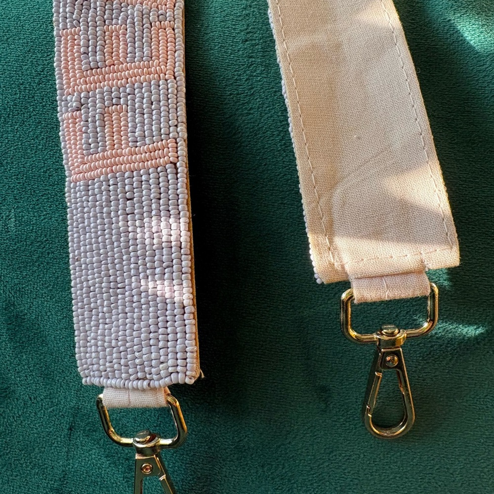 FEARLESS beaded bag strap